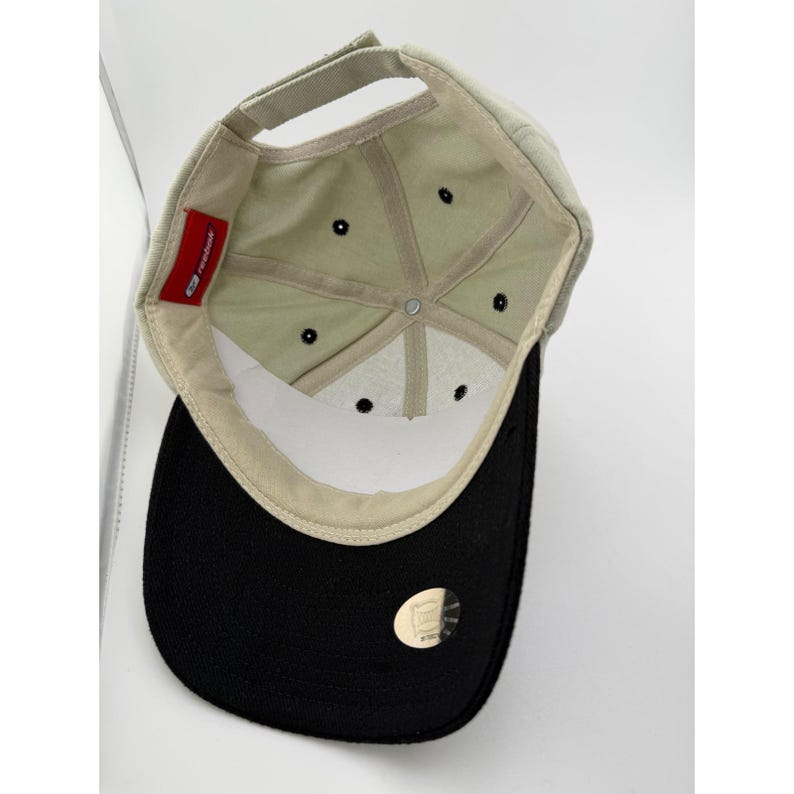 Reebok Super Bowl XXXVIII 2004 Houston Tan Black Strapback Hat image 3