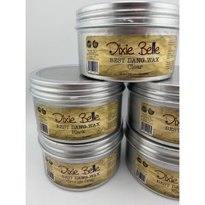 Dixie Belle Best Dang Wax 10oz Välj 1: Klar Svart Brun Grunge Grå Vit bild 2