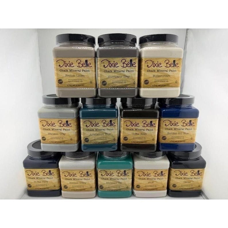 Dixie Belle Chalk Mineral Paint 32oz Furniture DIY Paint ALL Colors image 1