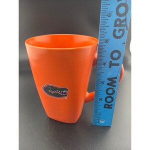 Taza de café de cerámica naranja mate de los Florida Gators de la Universidad de Florida imagen 5