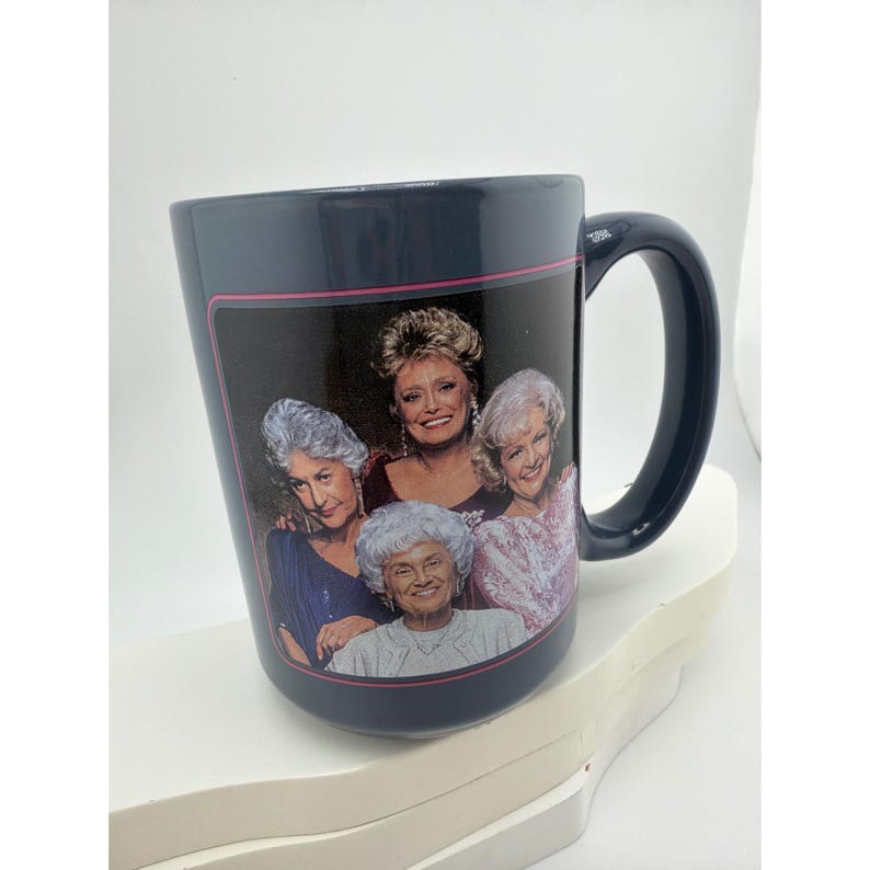 The Golden Girls Gray Ceramic Mug Dorothy Rose Blanche Sophia image 2