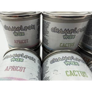 Chameleon Wax Furniture Iridescent Finish 40ml: Apricot Cactus Lilac (Choose 1) image 2