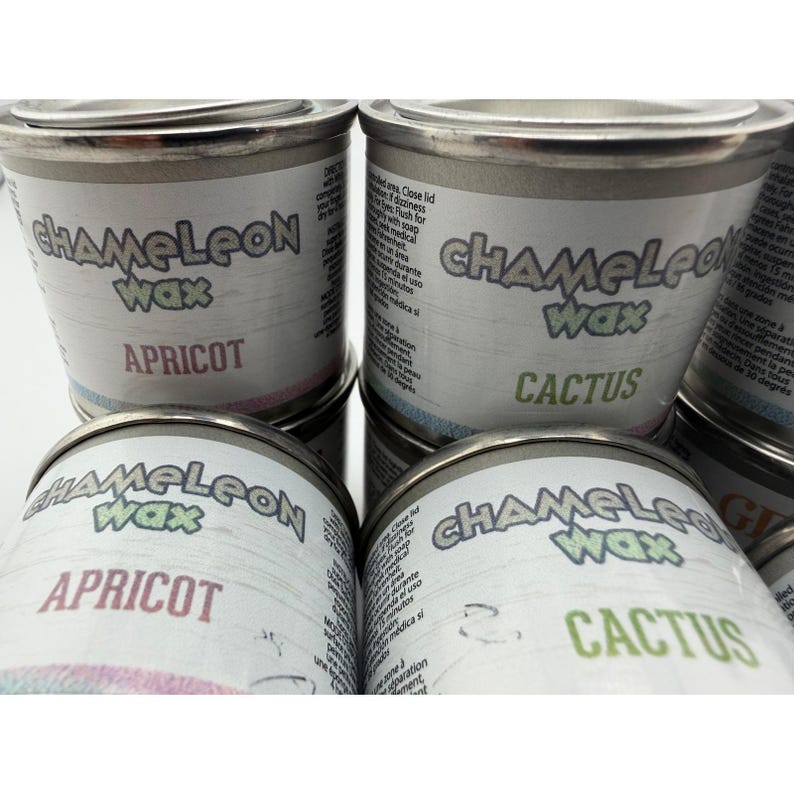 Chameleon Wax Furniture Iridescent Finish 40ml: Apricot Cactus Lilac (Choose 1) image 2