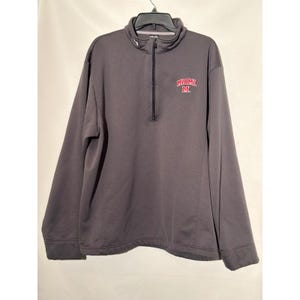 Under Armour Men's XL Gray Quarter Zip Pullover Athletic Shirt image 3