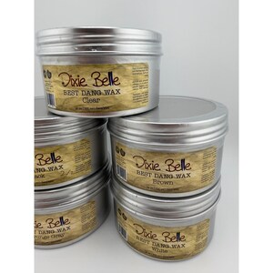 Dixie Belle Best Dang Wax 10oz Välj 1: Klar Svart Brun Grunge Grå Vit bild 3