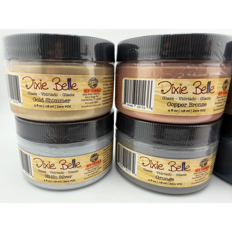Dixie Belle Glaze 4oz, 1 REMAINING: Silver image 2
