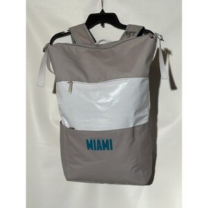 Super Bowl LIV Miami NFL Backpack Gray White Commemorative Football Bag image 1