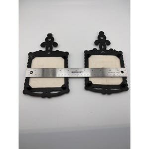 Vintage Enesco Japan Irish Blessing Cast Iron Ceramic Trivet Set of 2 image 5