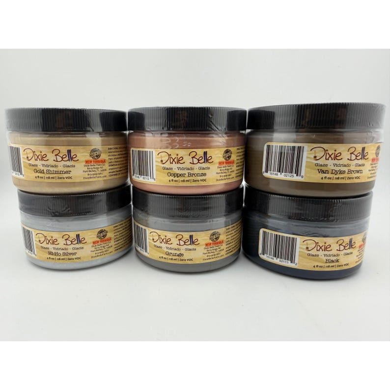 Dixie Belle Glaze 4oz, 1 REMAINING: Silver image 1