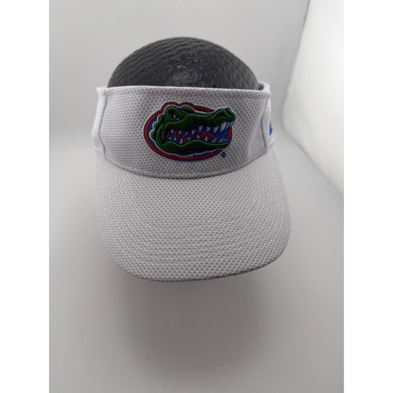 Gorra ajustable con visera de malla blanca de los Florida Gators de Gator Boosters imagen 1