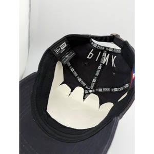 New Era PINK Boston Red Sox MLB Faded Black Baseball Hat image 4