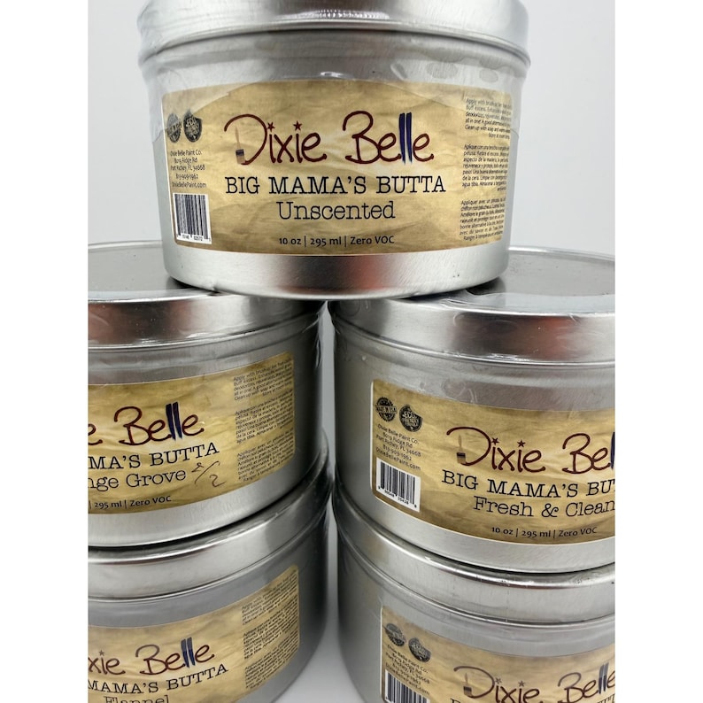 Dixie Belle Big Mama's Butta 10oz Furniture Wax Finish 5 Different Scents 0VOC image 3