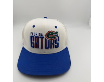 Florida Gators Captivating Headwear Trucker Hat Blue White Snapback Mesh Cap