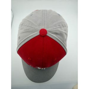 Tennessee 1796 Red Gray Embroidered Mesh Trucker Snapback Hat 画像 3