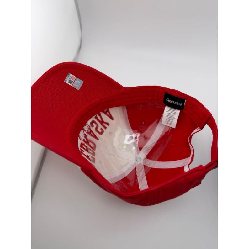Captivating Nebraska Cornhuskers Red White Adjustable Hat NCAA image 4