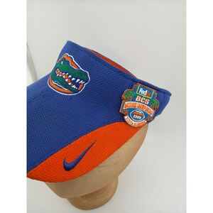 Nike Florida Gators Blue Orange Embroidered Adjustable Visor image 2