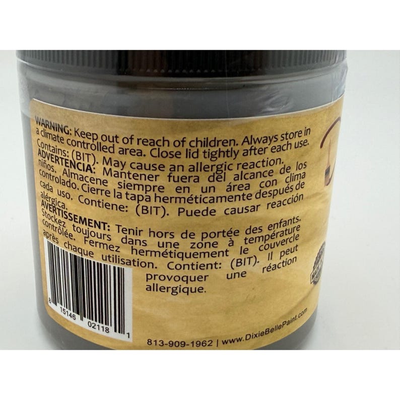 Dixie Belle Glaze 8oz Grunge or Black image 3