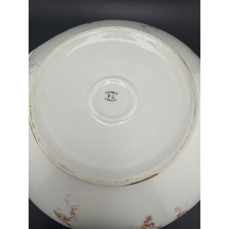 Haviland & Co Limoges France Porcelain Covered Vegetable Tureen Lid image 3