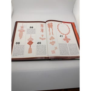 Chinese Knotting Echo Craft Books Vintage Hardcover Fiber Arts Guide image 6