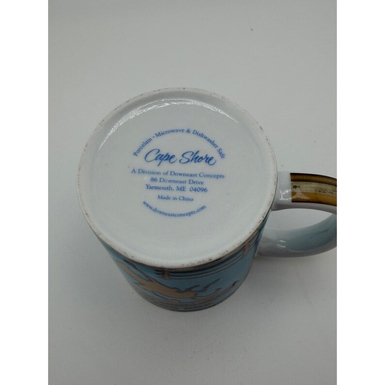 Cape Shore Earn Your Spurs Western Horse Bucking Bronco Porcelain Coffee Mug image 5