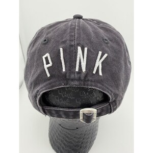 New Era PINK Boston Red Sox MLB Faded Black Baseball Hat image 3