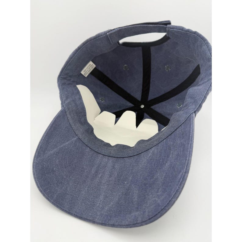 Ford Mens Navy Blue Cotton Baseball Cap Script Logo Adjustable image 3