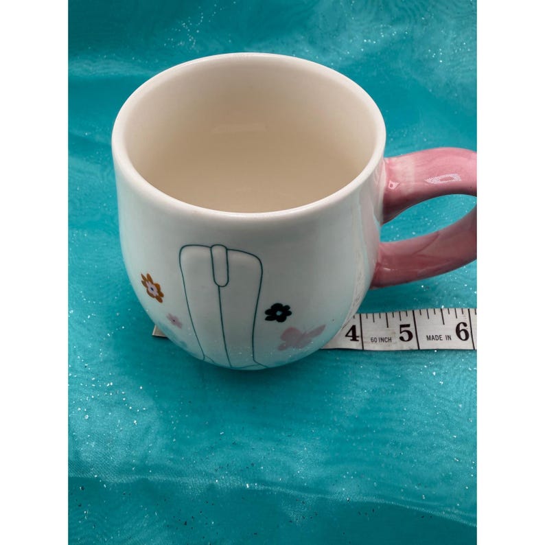 Dolly Parton Pink Cowboy Boot Butterfly Stoneware Coffee Mug 4 Inch image 2