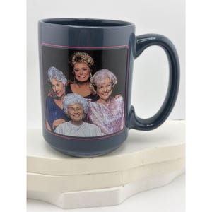 The Golden Girls Gray Ceramic Mug Dorothy Rose Blanche Sophia image 1
