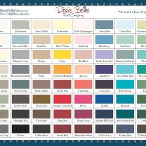 Dixie Belle Chalk Mineral Paint 32oz Furniture DIY Paint ALL Colors image 2
