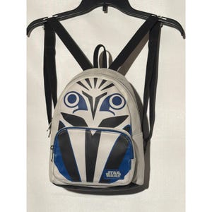 Star Wars Ahsoka Tano Mini Backpack White Blue Faux Leather Fulcrum Bag image 1
