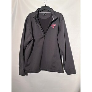 Under Armour Miami RedHawks Mens XL Gray Quarter Zip Pullover image 2