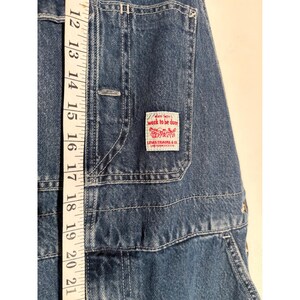 Levi's SilverTab Denim Overalls 34x30 Medium Wash Carpenter Workwear image 2