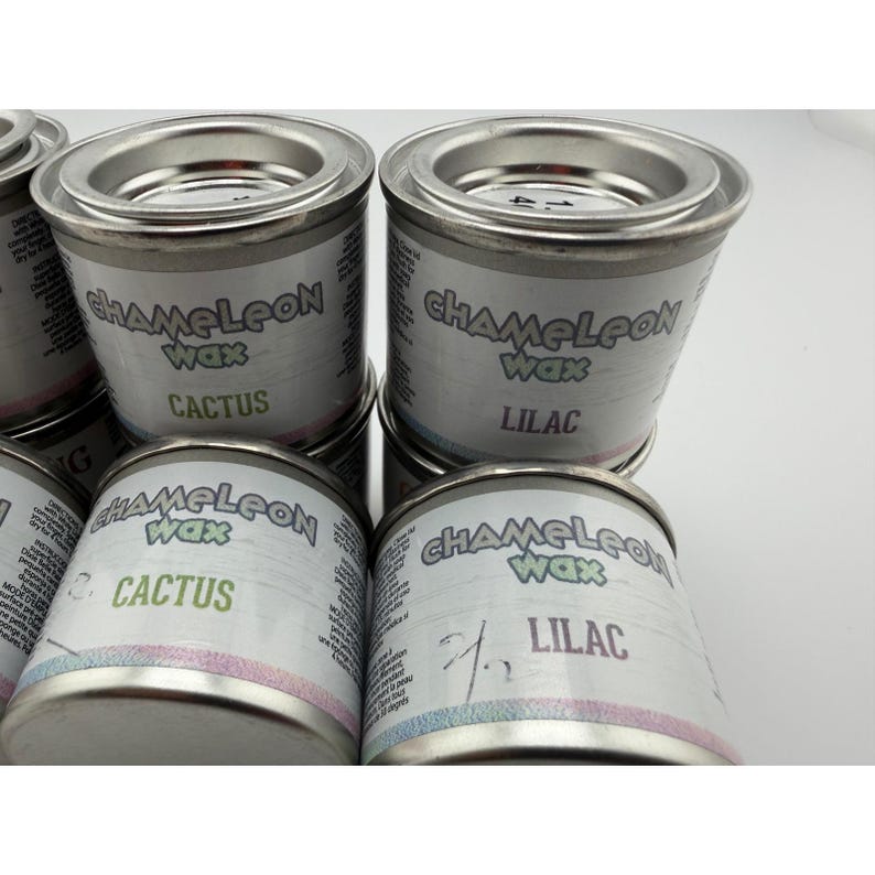 Chameleon Wax Furniture Iridescent Finish 40ml: Apricot Cactus Lilac (Choose 1) image 3