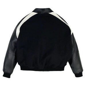 Mens Vintage Avirex 75th Anniversary Red Leather Bomber Jacket | The King Hip Hop Style