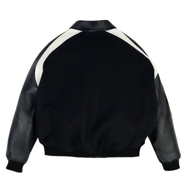 Mens Vintage Avirex 75th Anniversary Red Leather Bomber Jacket | The King Hip Hop Style