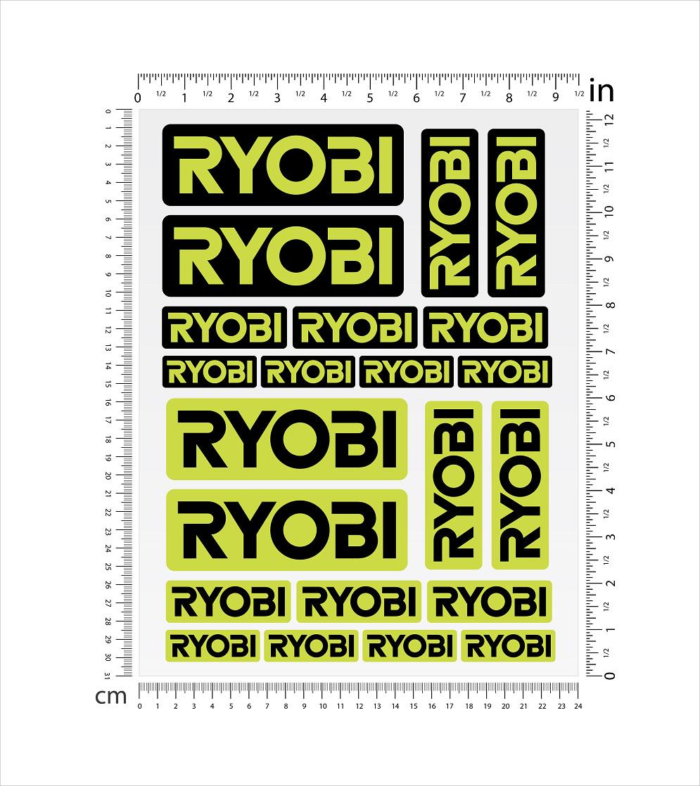 Ryobi Sticker Set | Premium Vinyl Decals | Waterproof & Laminated - Etsy