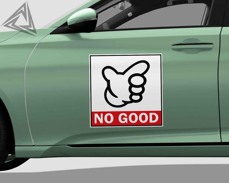 Know Good Racing No Good Racing Laminated Vinyl Car Decals - Set of 2 - Etsy