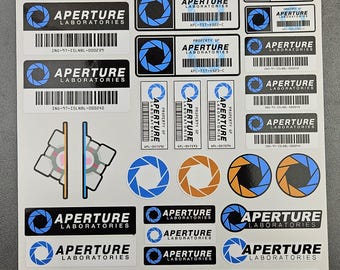 Aperture Laboratories-klistermärken | Vattentäta vinyldekaler