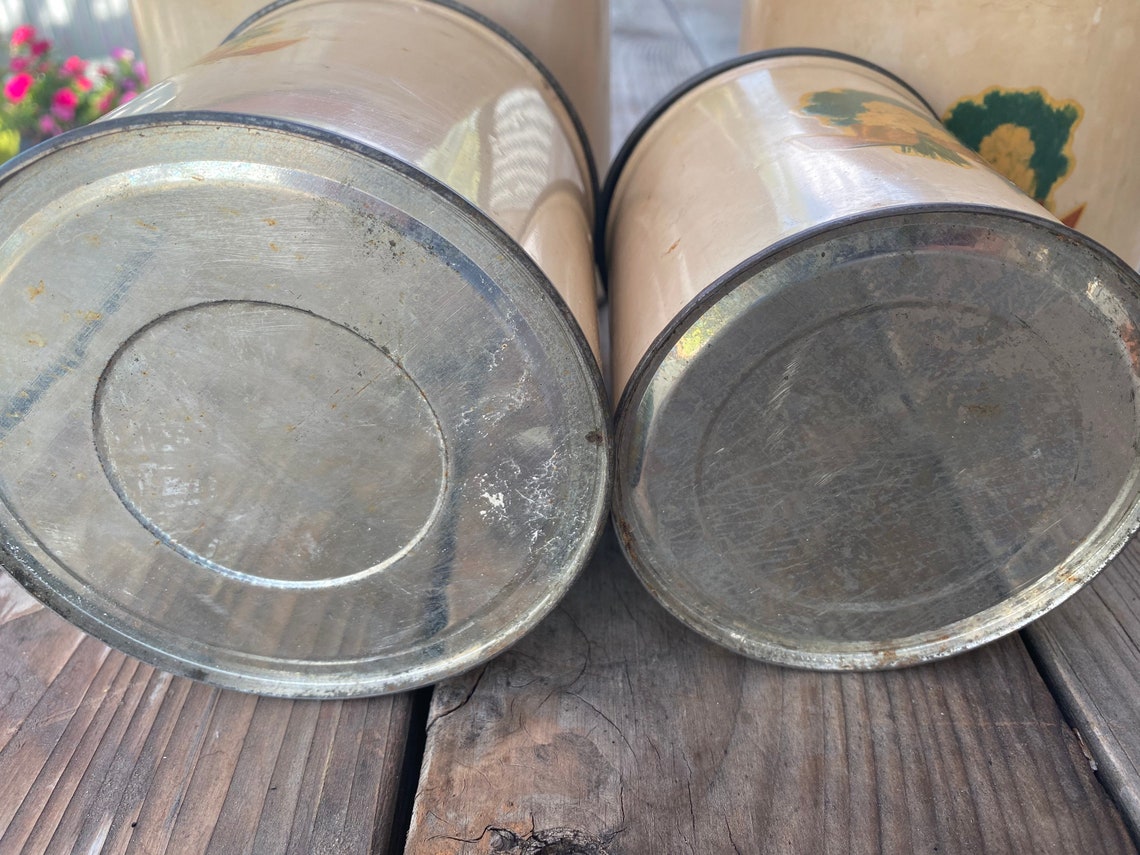 CANISTERS DE COCINA Roja Vintage Set de 4 Botes Rojos | Etsy