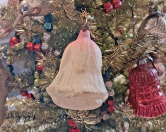 Vintage German Blown Glass Christmas Ornament: Inge-glas Girl