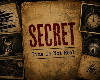 Time Is Not Real Trust me Phantom Time Theory Conspiracy (PDF) Instant Digital Download.