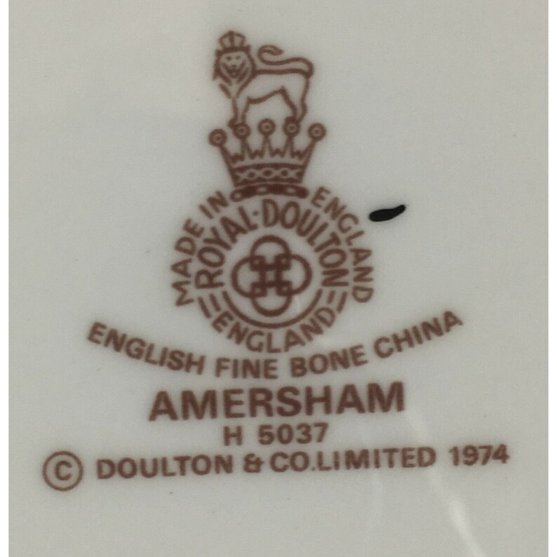 Royal Doulton Amersham H5037 Bread & Butter Plate Etsy