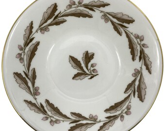 S642 Elizabethan Oak Brown Fruit Bowl by Minton