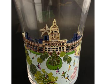 Anthropologie Holiday in the City Austin Juice Glass