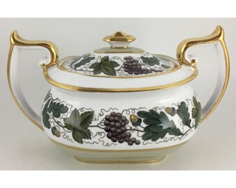 Spode Kent Celadon Y6511 Sugar Bowl & Lid, VGC