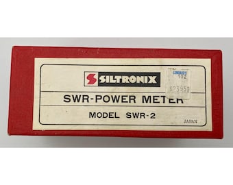 Vintage Siltronix SWR-2 Power Meter - Ham / CB Radio Tester - Boxed with Manual
