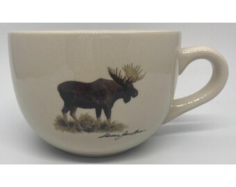 Anglers Expressions Dann Jacobus Moose Bear Deer Wildlife Oversized Mug Cup