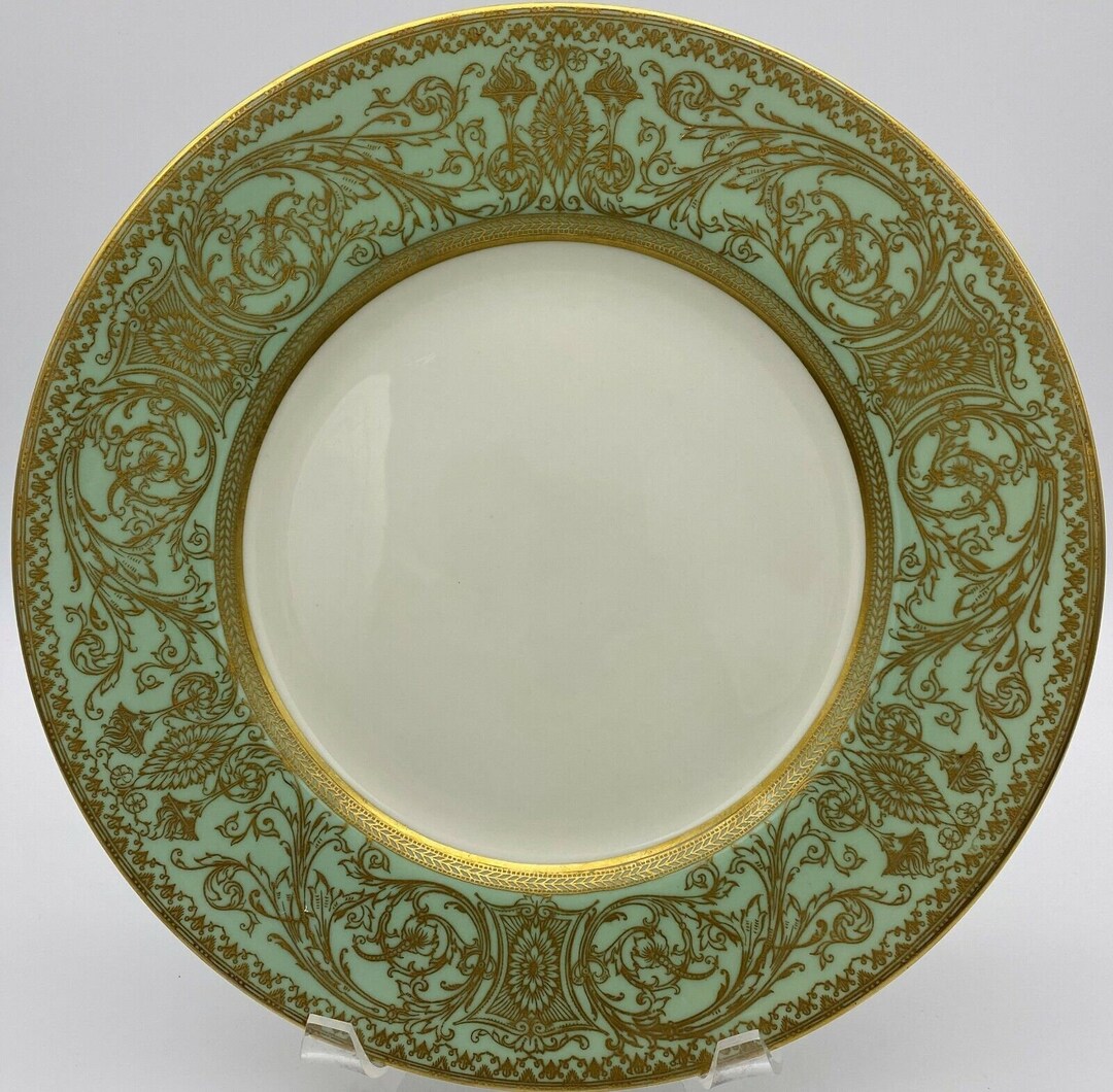 Royal Worcester Embassy light Green Dinner Plate Etsy