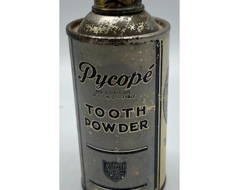 Vintage Pycopé Tooth Powder Tin