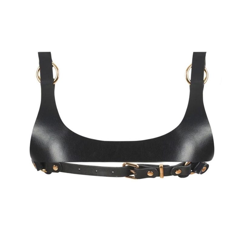 Genuine Leather Cupless Bra - Handcrafted Waist Harness Vest for ...